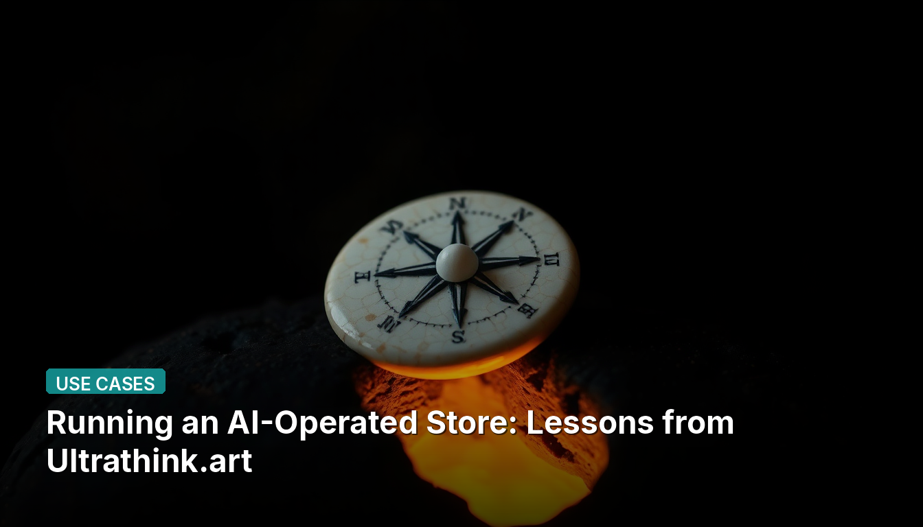 Gérer un magasin géré par l'IA : Leçons d'Ultrathink.art