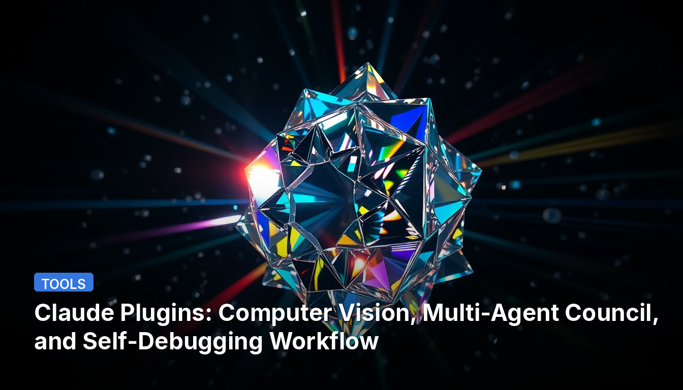 Plugins do Claude: Visão Computacional, Conselho de Multiagentes e Fluxo de Autocorreção