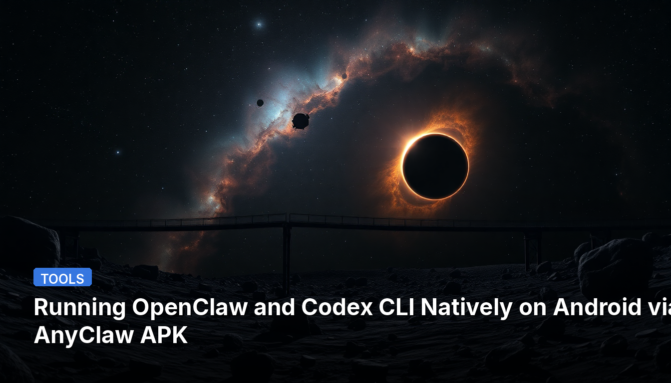 Executando OpenClaw e Codex CLI Nativamente no Android via APK AnyClaw