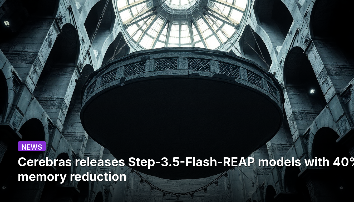 세레브라스, 메모리 사용량 40% 감소한 Step-3.5-Flash-REAP 모델 출시