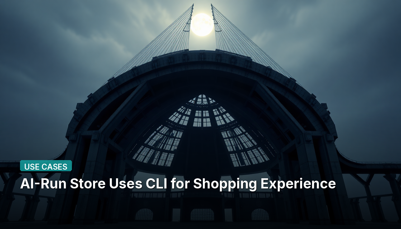 AI運営の店舗がCLIでショッピング体験を提供