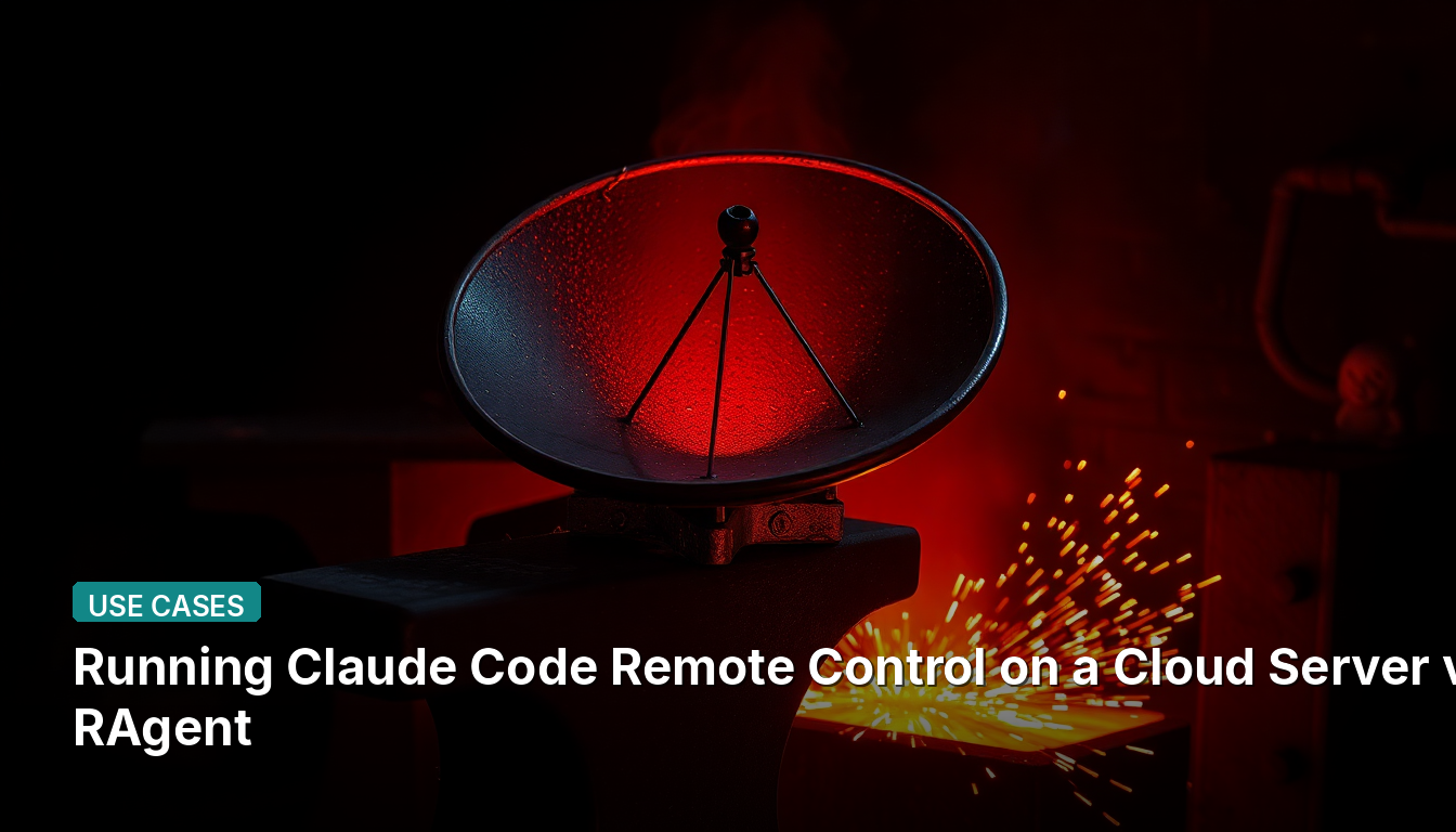 Exécution de Claude Code Remote Control sur un serveur cloud via RAgent