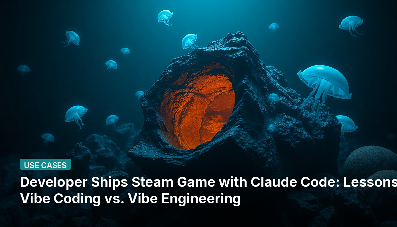開発者がClaudeコードでSteamゲームをリリース：VibeコーディングとVibeエンジニアリングの教訓