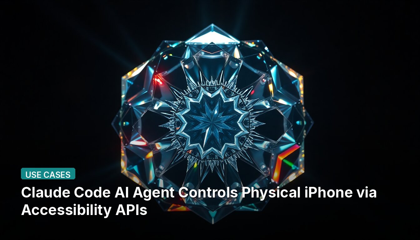 Claude Code KI-Agent steuert physisches iPhone über Barrierefreiheits-APIs