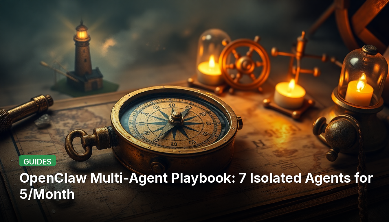 OpenClaw Multi-Agent Playbook : 7 Agents Isolés pour 5 €/Mois