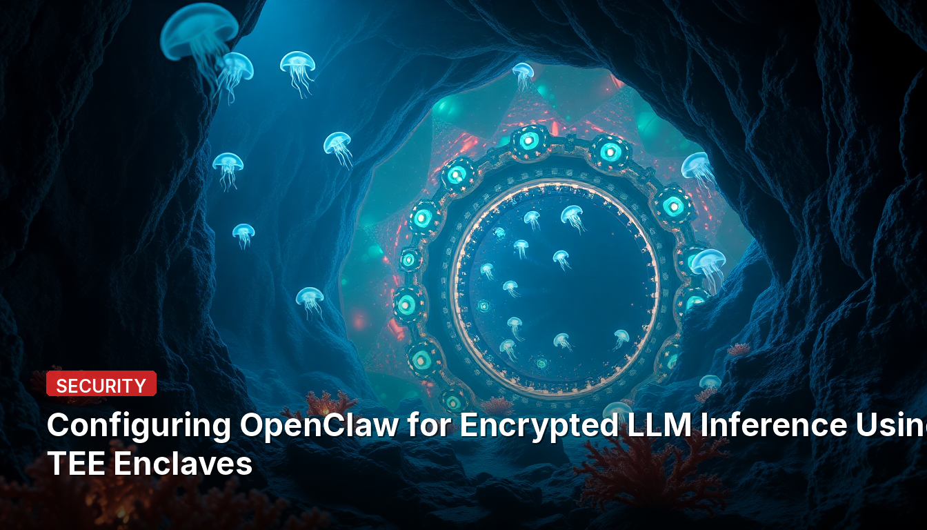 Configurando o OpenClaw para Inferência de LLM Criptografada Usando Enclaves TEE