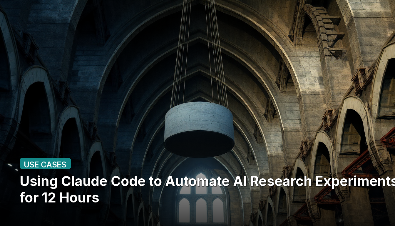 Usando o Claude Code para Automatizar Experimentos de Pesquisa em IA por 12 Horas