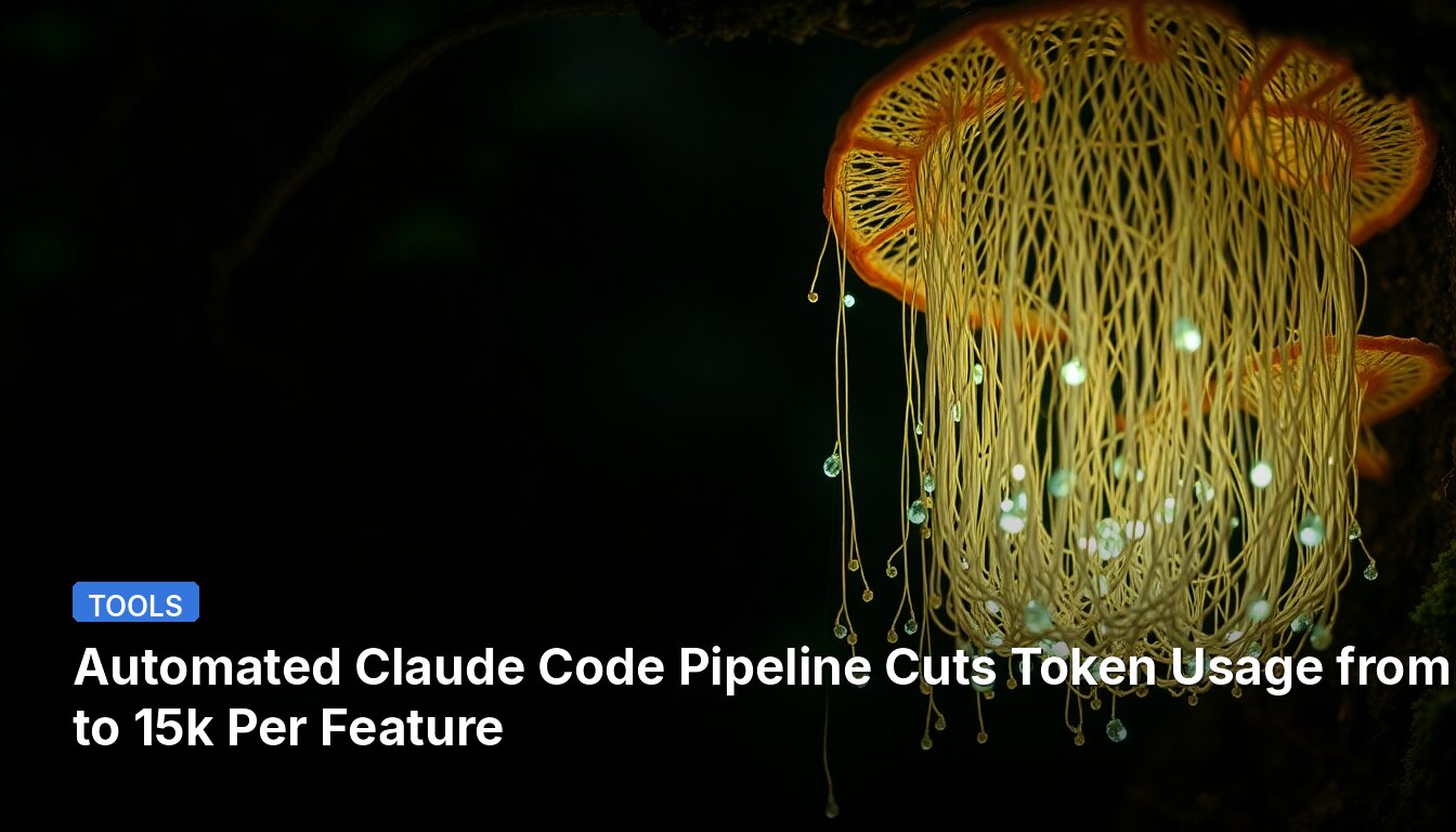 Automatisierte Claude-Code-Pipeline reduziert Token-Verbrauch von 78k auf 15k pro Feature