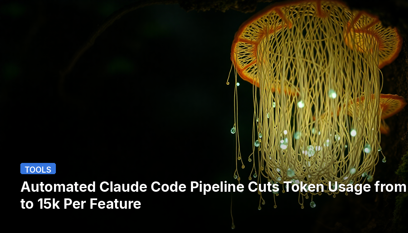 Pipeline de Código Claude Automatizado Reduz Uso de Tokens de 78k para 15k por Funcionalidade