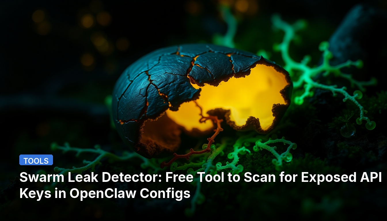 Schwarm-Leckdetektor: Kostenloses Tool zum Scannen nach offengelegten API-Schlüsseln in OpenClaw-Konfigurationen
