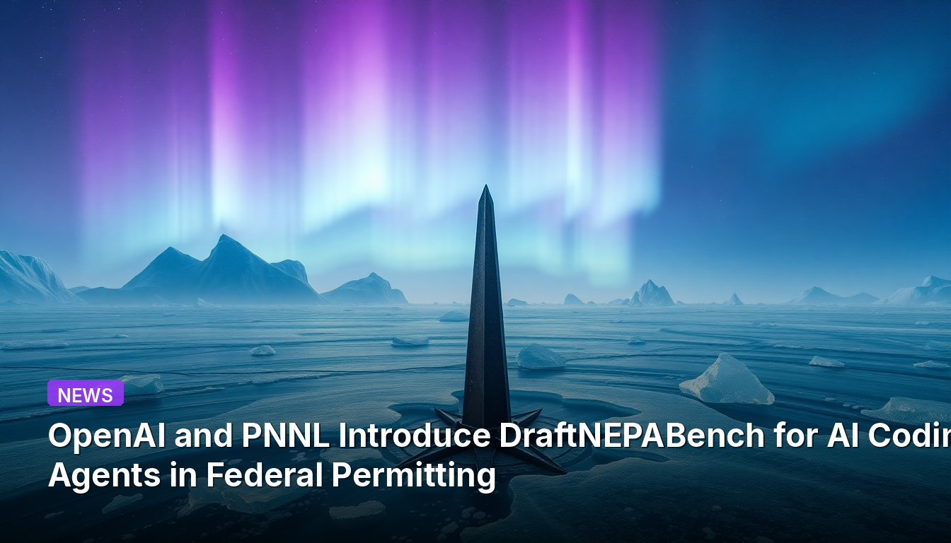 OpenAIとPNNL、連邦許可手続きにおけるAIコーディングエージェント向けにDraftNEPABenchを発表