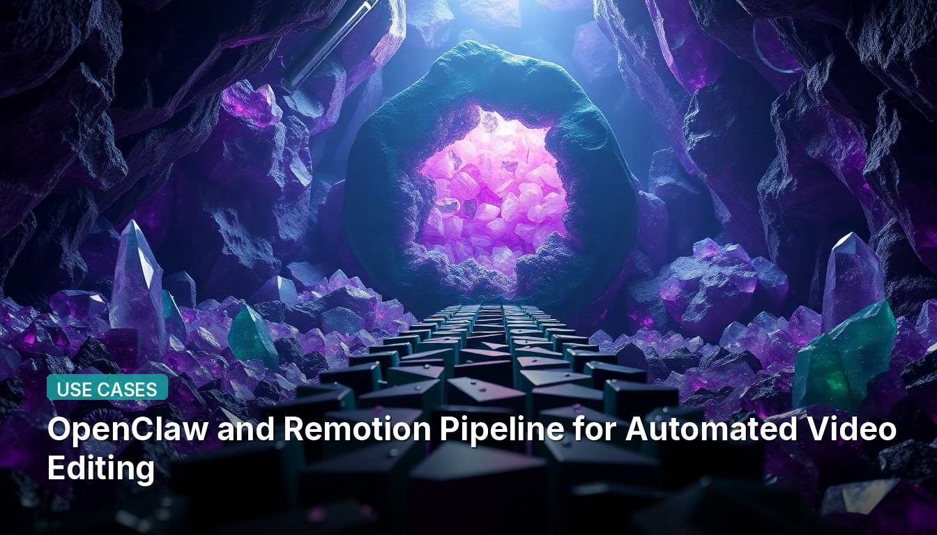 OpenClaw и Remotion Pipeline для автоматизированного видеомонтажа