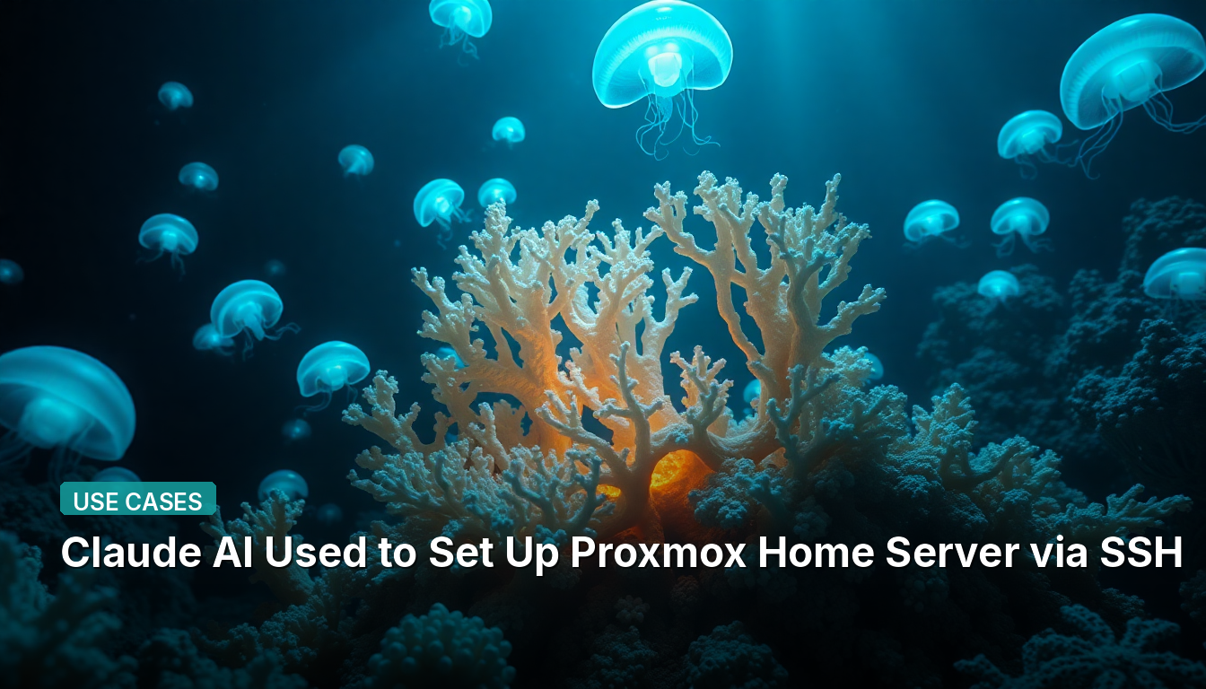 Claude AIを使用してSSH経由でProxmoxホームサーバーをセットアップ