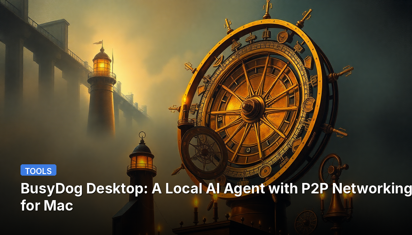 BusyDog Desktop : Un agent IA local avec réseau P2P pour Mac