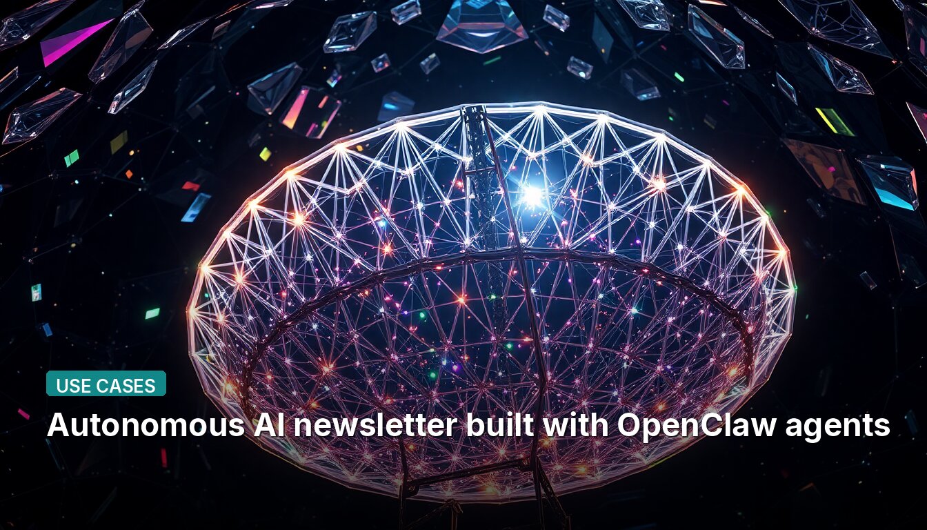 Newsletter IA autonome construite avec des agents OpenClaw