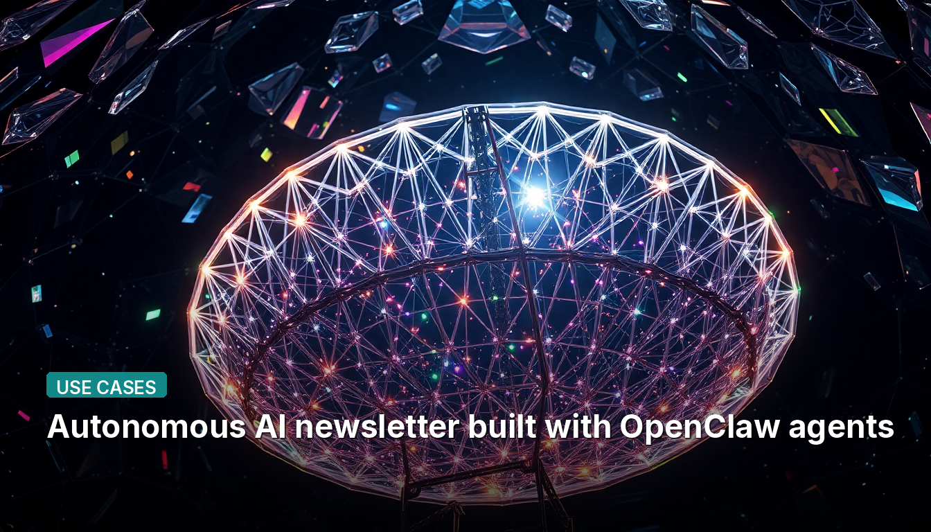 Newsletter IA autonome construite avec des agents OpenClaw