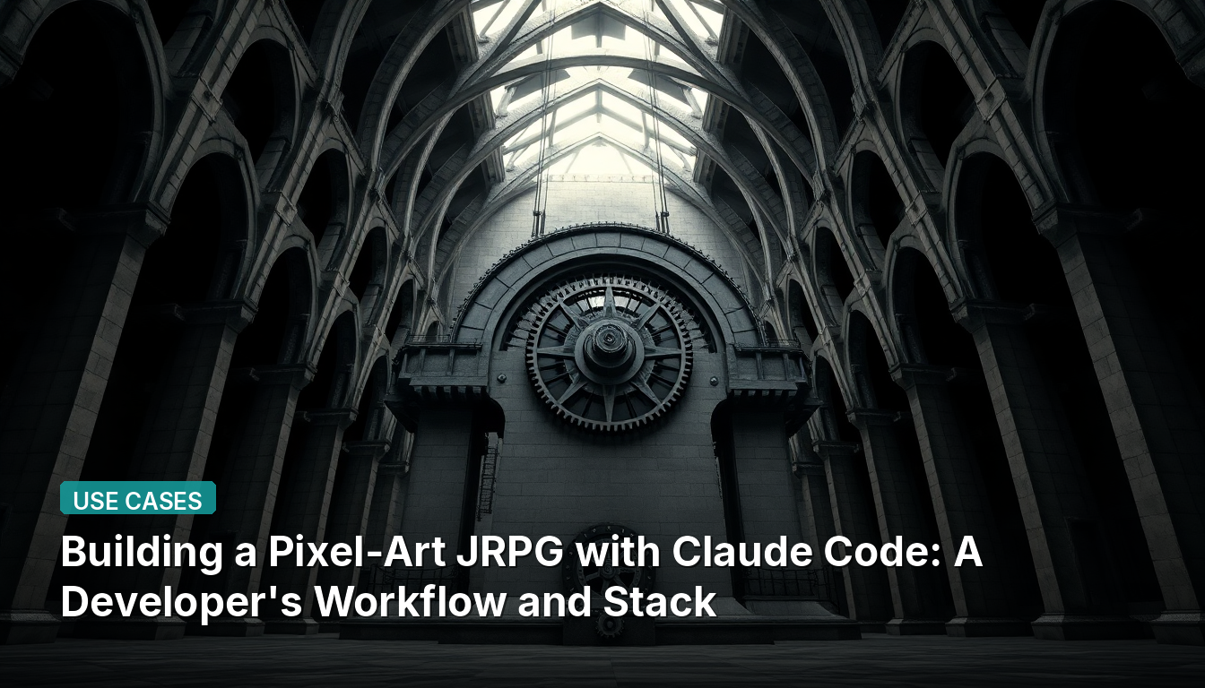Building a Pixel-Art JRPG with Claude Code: A Developer's Workflow and Stack
