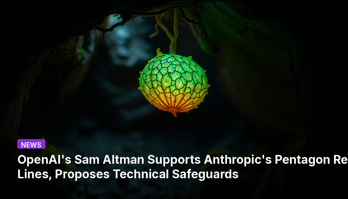 Sam Altman d'OpenAI soutient les lignes rouges du Pentagone d'Anthropic et propose des garde-fous techniques.