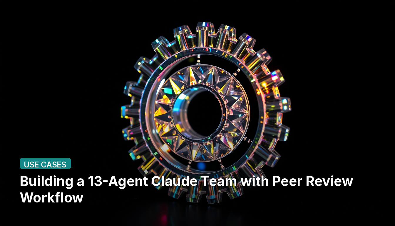 Création d'une Équipe de 13 Agents Claude avec un Flux de Travail de Révision par les Pairs