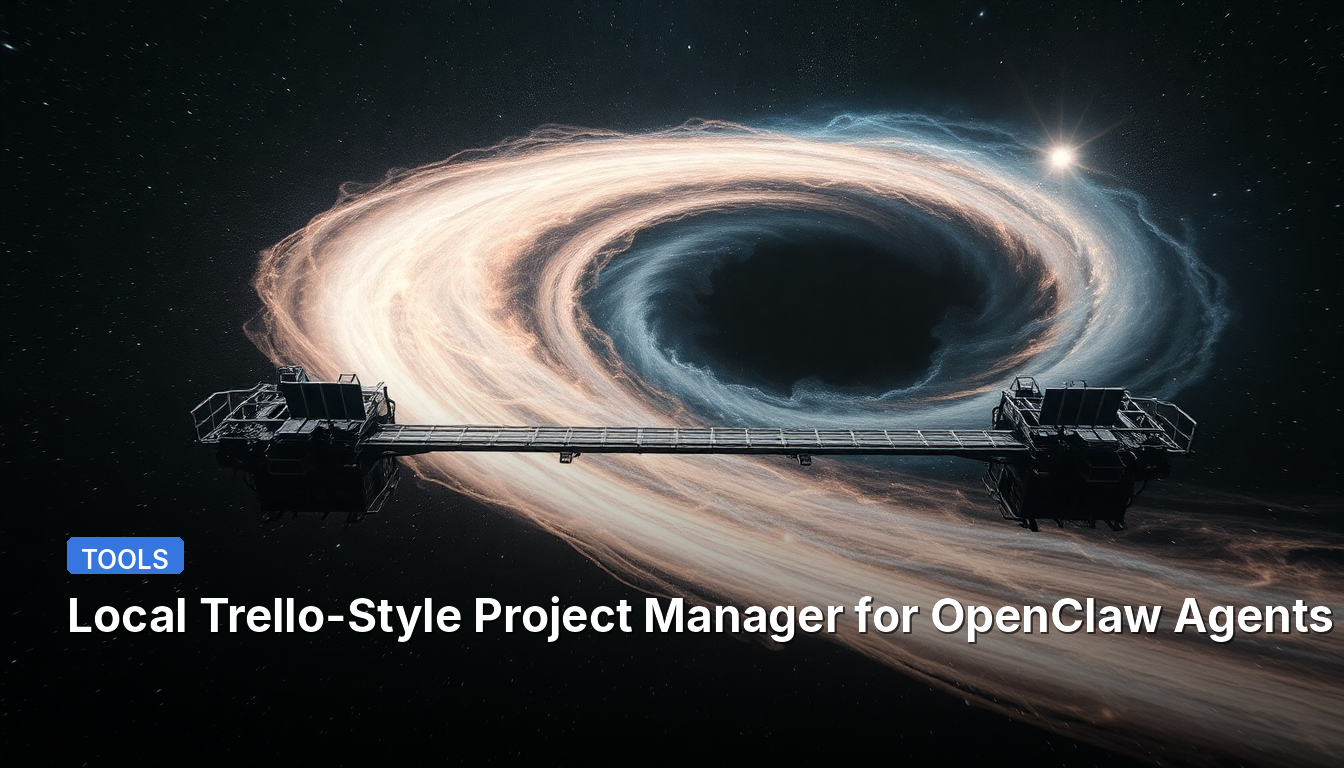 Gestionnaire de projet local de style Trello pour les agents OpenClaw