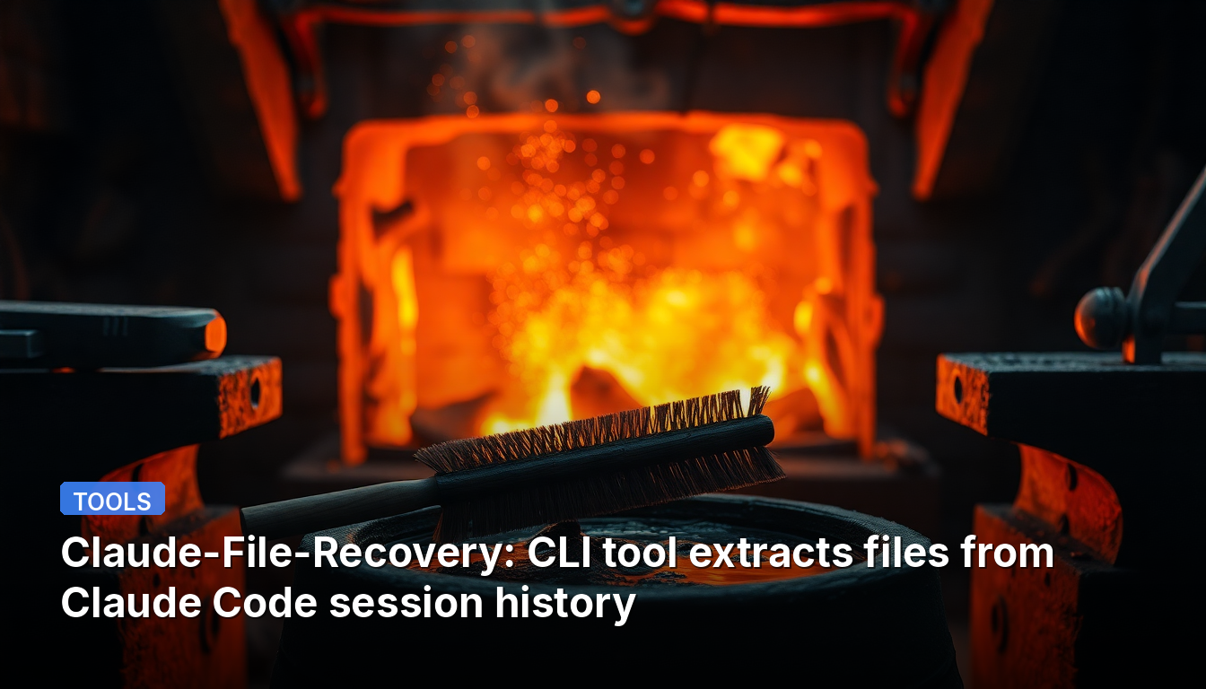 Claude-File-Recovery: CLIツールはClaude Codeセッション履歴からファイルを抽出します