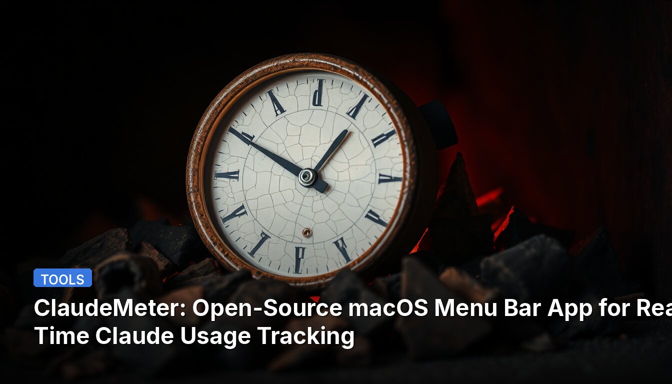 ClaudeMeter: Aplicativo de Menu Bar do macOS de Código Aberto para Monitoramento em Tempo Real do Uso do Claude