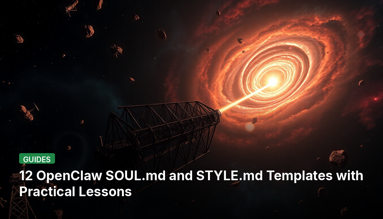 12가지 오픈클로 SOUL.md 및 STYLE.md 템플릿과 실용적인 레슨