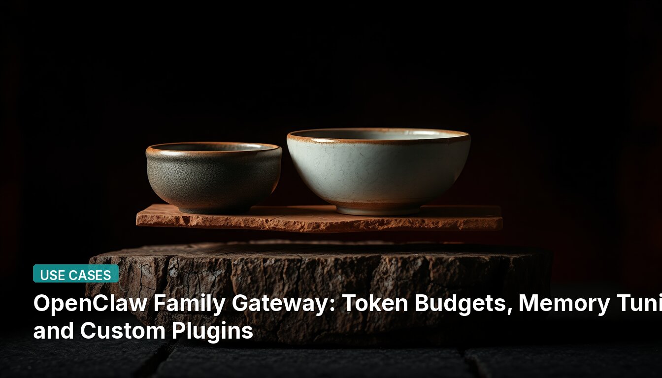 OpenClaw Family Gateway: Бюджеты токенов, настройка памяти и пользовательские плагины