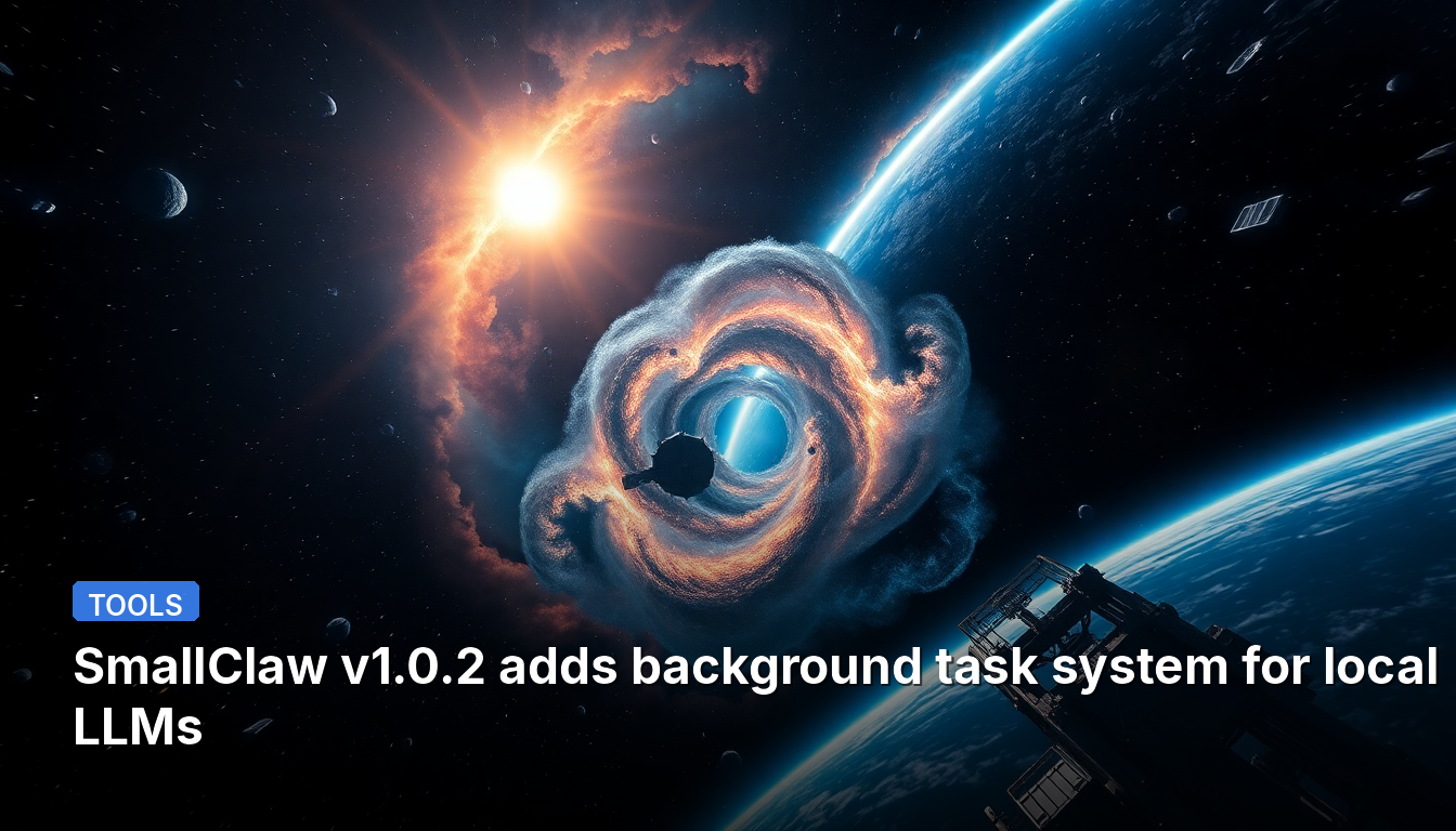 SmallClaw v1.0.2 adiciona sistema de tarefas em segundo plano para LLMs locais