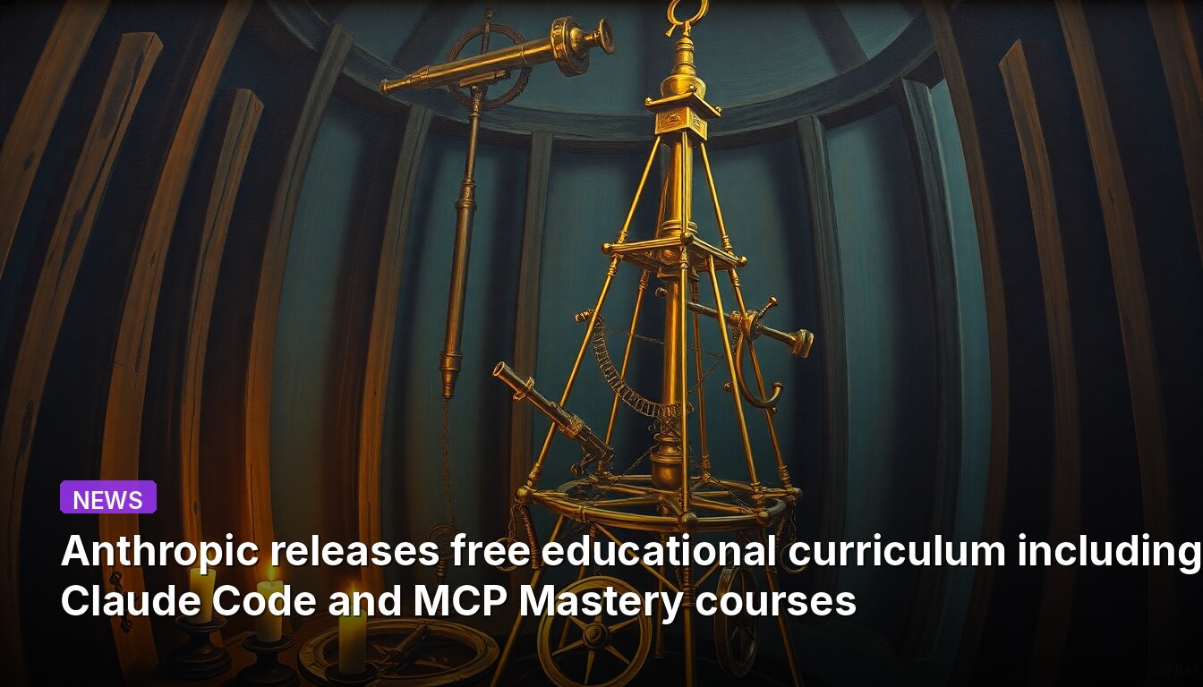 Anthropic veröffentlicht kostenloses Bildungsprogramm inklusive Claude Code- und MCP-Mastery-Kurse.