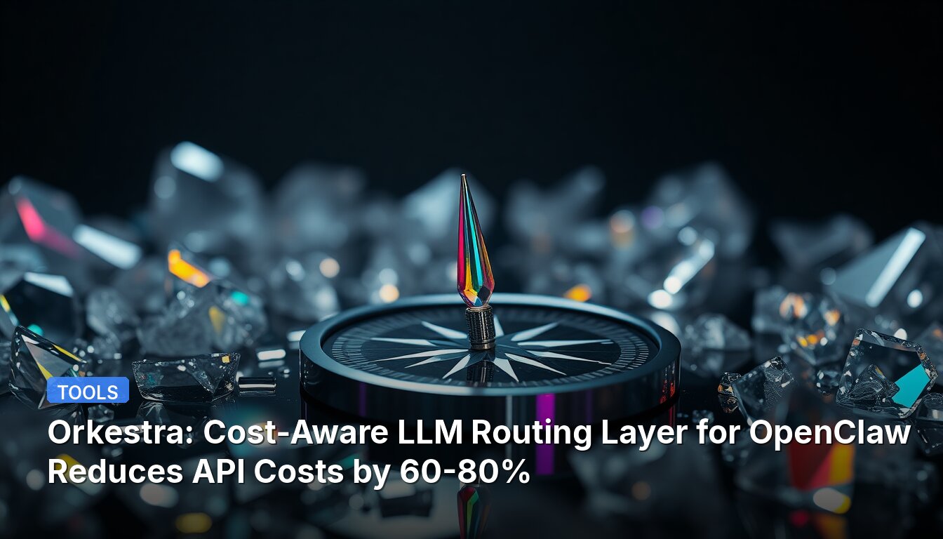 Orkestra: Cost-Aware LLM Routing Layer for OpenClaw Reduces API Costs by 60-80%