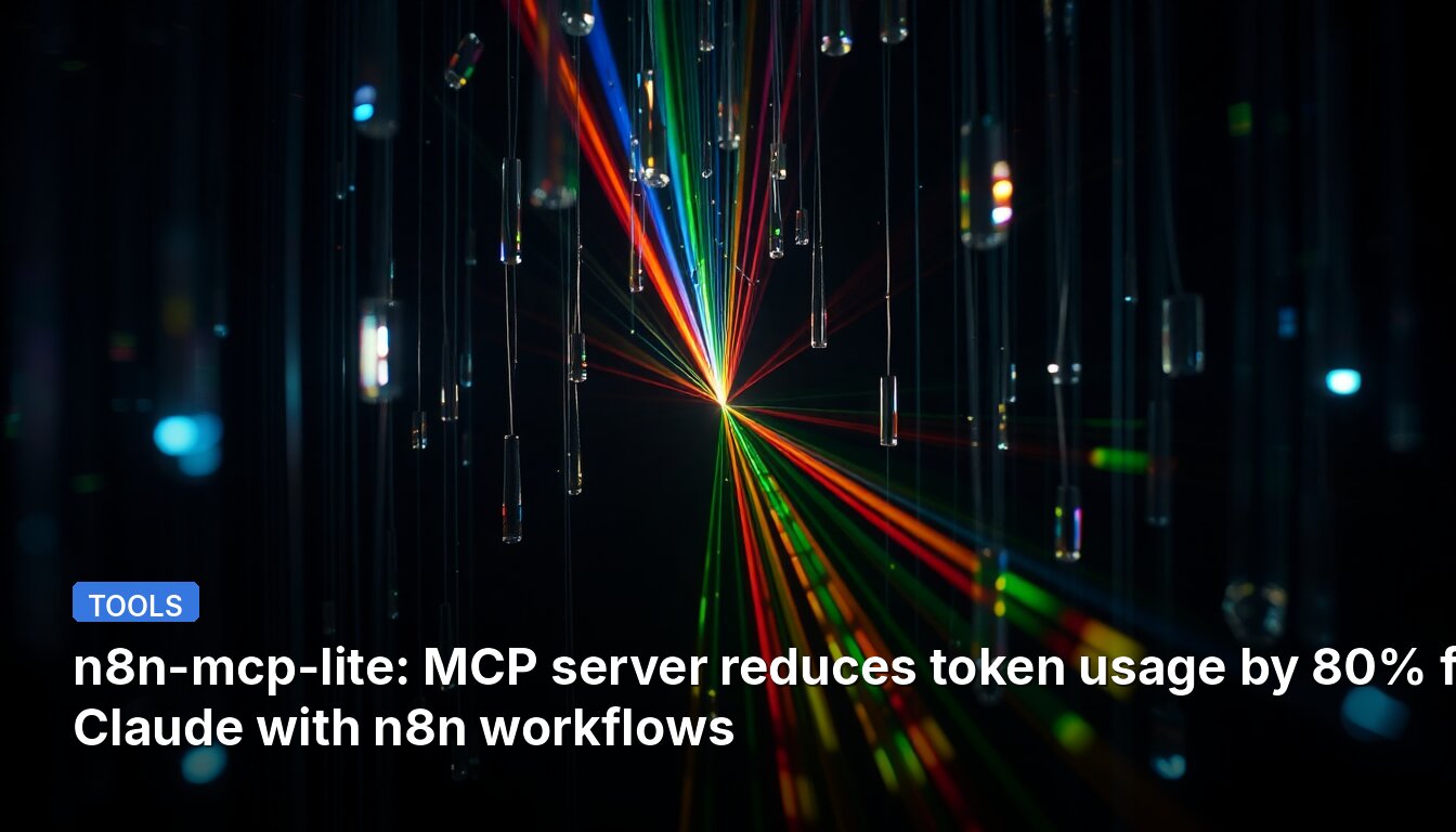n8n-mcp-lite: MCP-Server reduziert Token-Verbrauch für Claude mit n8n-Workflows um 80 %