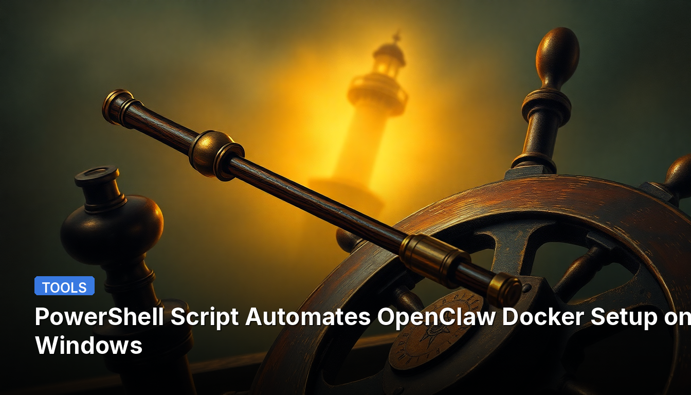 Script do PowerShell automatiza a configuração do Docker do OpenClaw no Windows