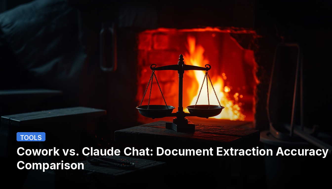Cowork vs. Claude Chat: Comparación de Precisión en la Extracción de Documentos