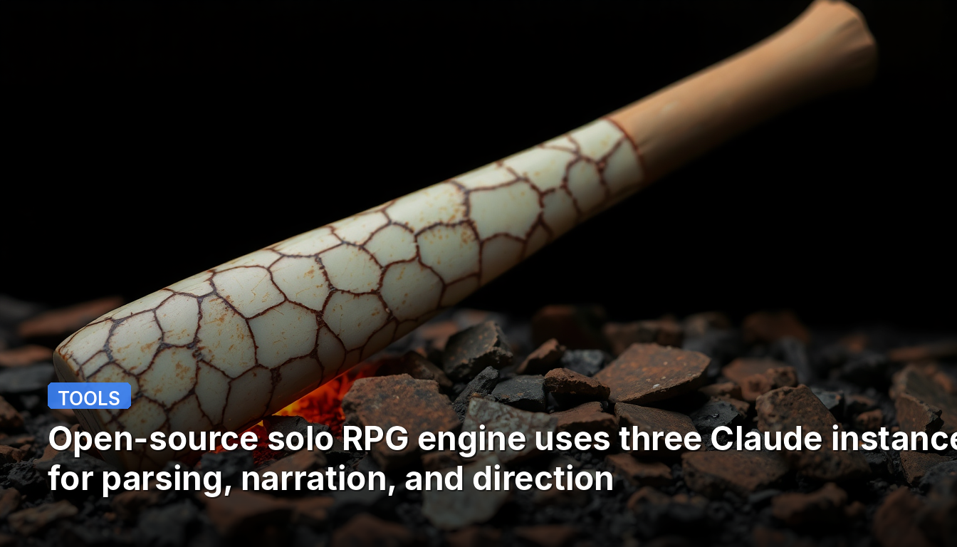 Le moteur de RPG solo open-source utilise trois instances Claude pour l'analyse, la narration et la direction.