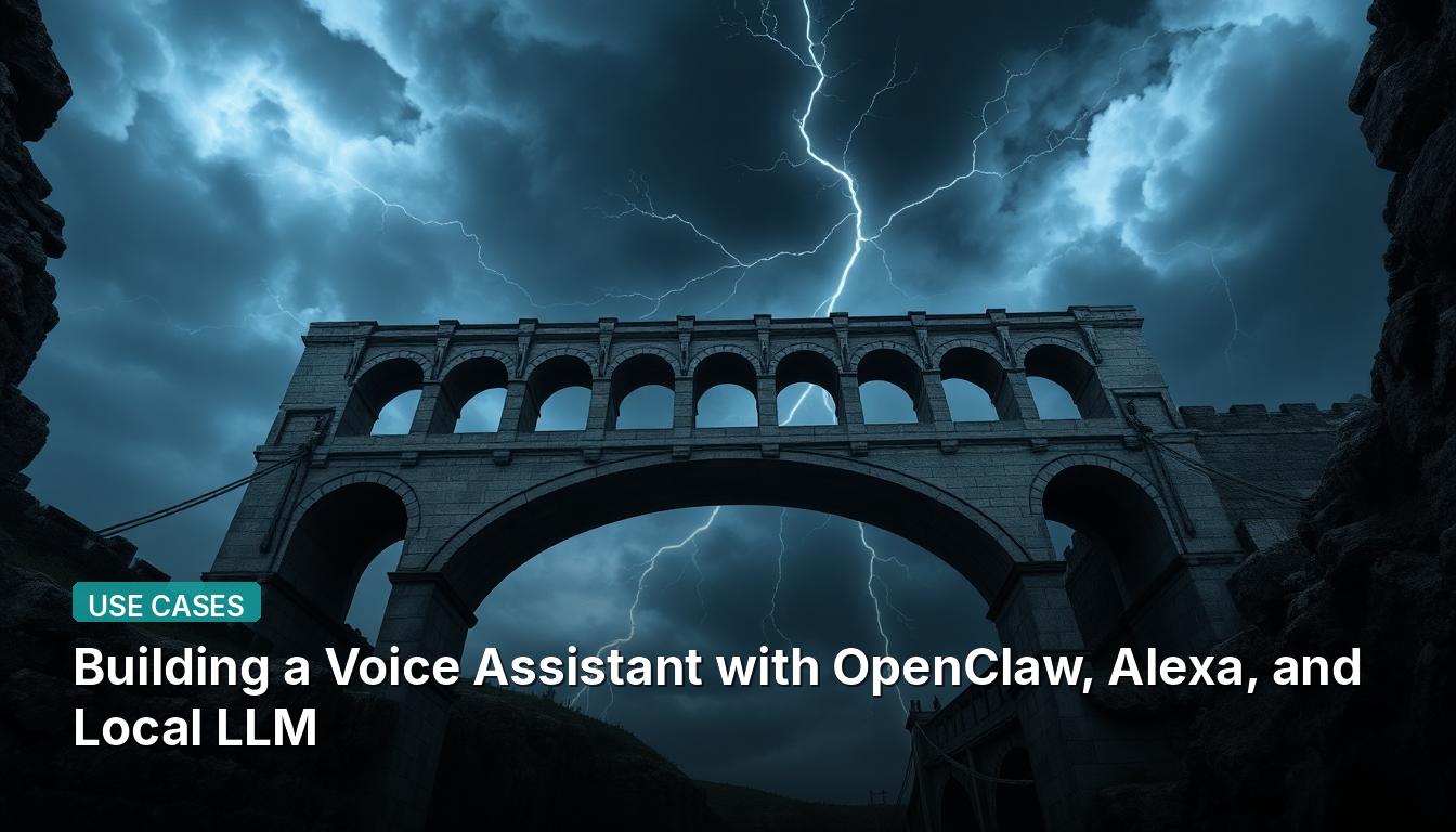 Building a Voice Assistant with OpenClaw, Alexa, and Local LLM