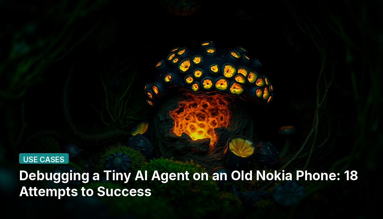 Depurando um Pequeno Agente de IA em um Antigo Celular Nokia: 18 Tentativas até o Sucesso