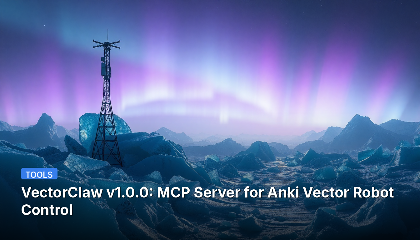 VectorClaw v1.0.0：Anki Vectorロボット制御用MCPサーバー