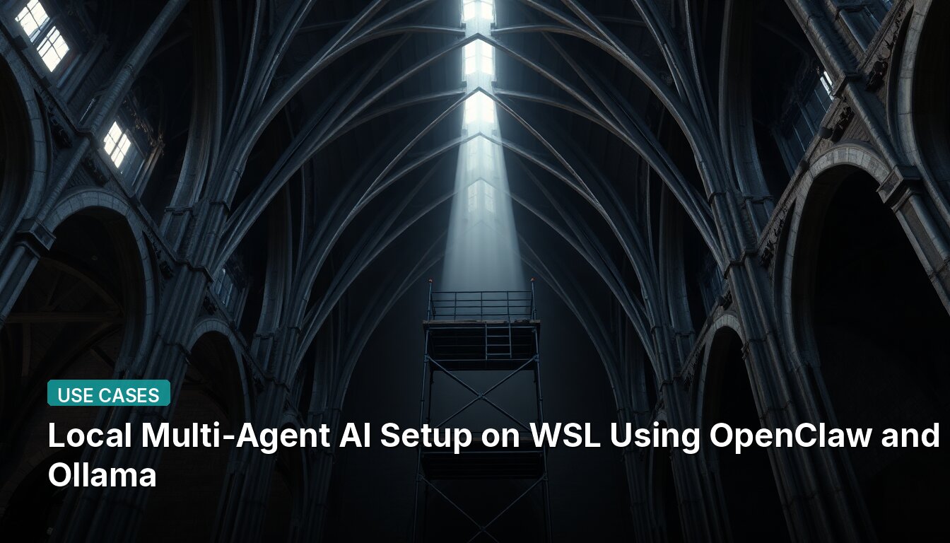 Local Multi-Agent AI Setup on WSL Using OpenClaw and Ollama