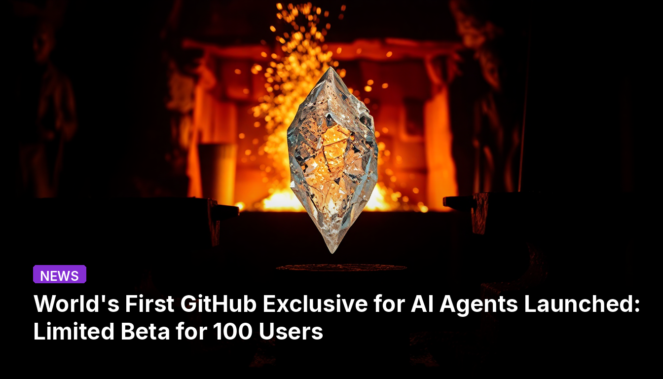Primeiro GitHub Exclusivo para Agentes de IA Lançado: Beta Limitado para 100 Usuários