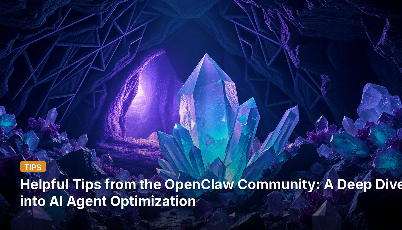 Conseils utiles de la communauté OpenClaw : Une exploration approfondie de l'optimisation des agents IA