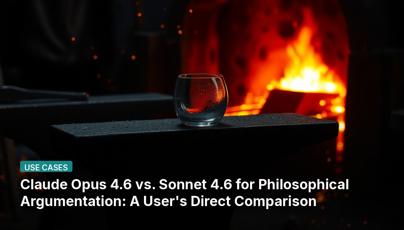 Claude Opus 4.6 vs. Sonnet 4.6 para la Argumentación Filosófica: Una Comparación Directa del Usuario