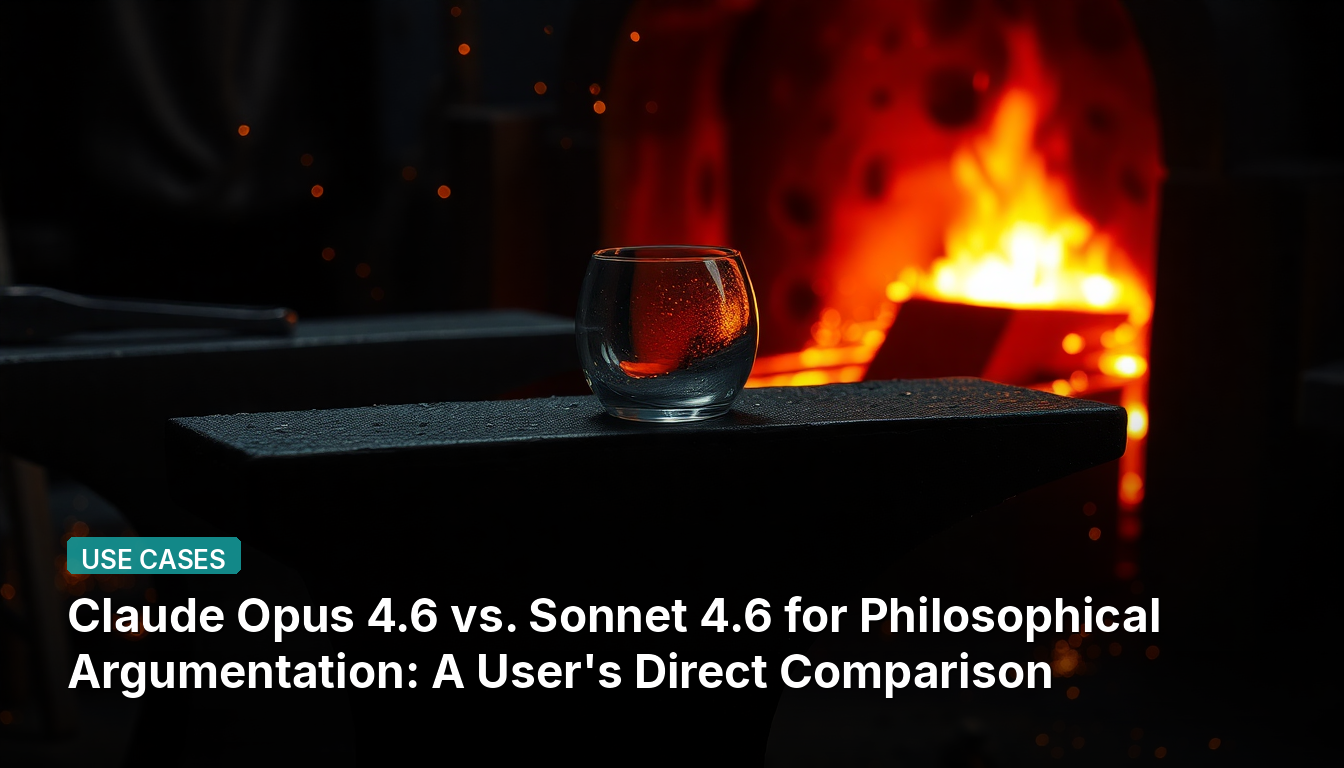 Claude Opus 4.6 contre Sonnet 4.6 pour l'Argumentation Philosophique : Une Comparaison Directe par un Utilisateur