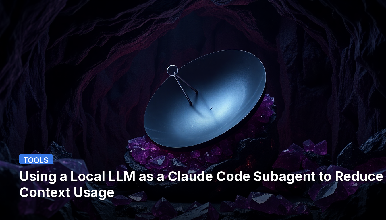 Usando um LLM Local como Subagente de Código do Claude para Reduzir o Uso de Contexto