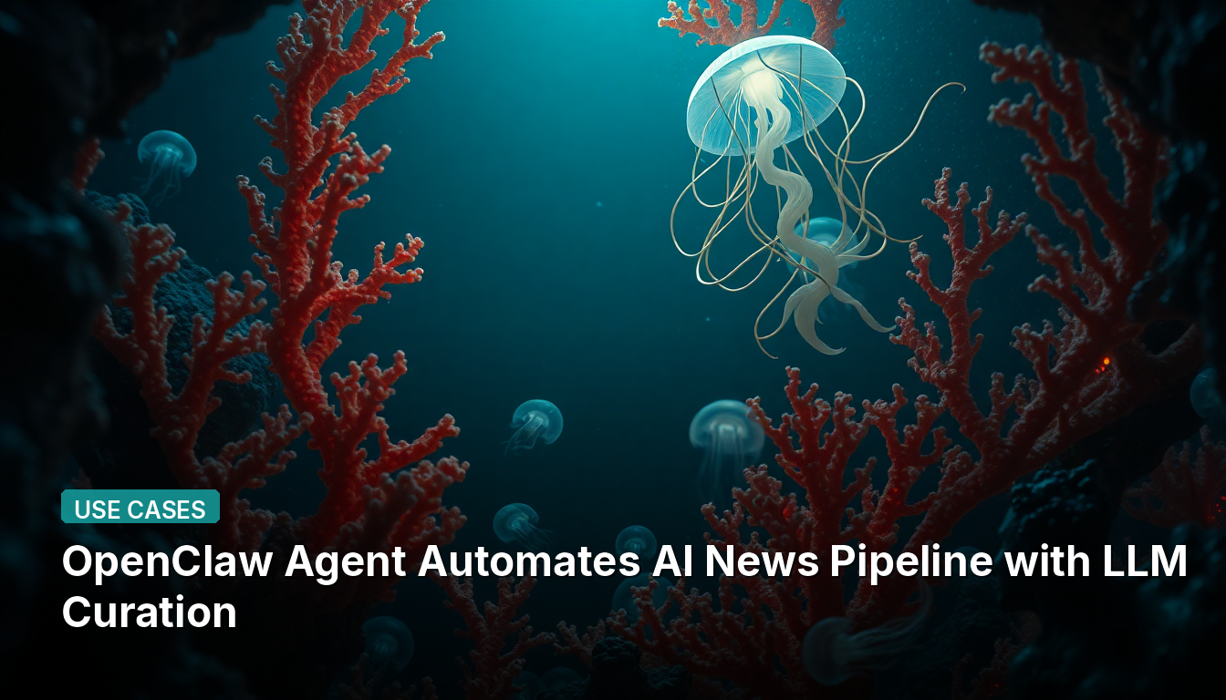 Agent OpenClaw Automatise le Pipeline d'Actualités IA avec la Curation par LLM