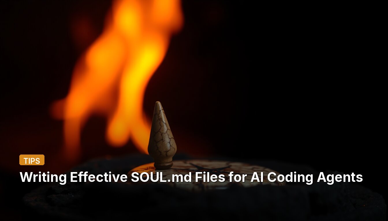 효율적인 AI 코딩 에이전트를 위한 SOUL.md 파일 작성법