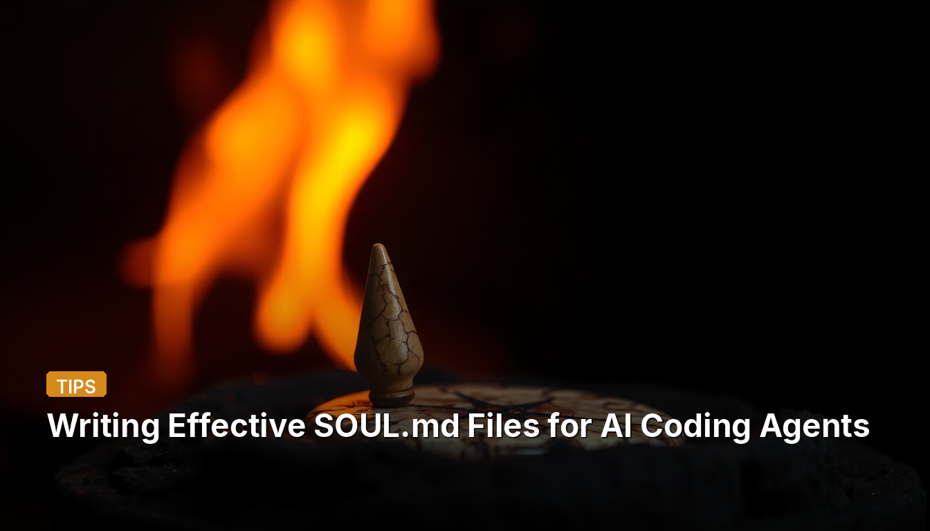 AIコーディングエージェントのための効果的なSOUL.mdファイルの書き方