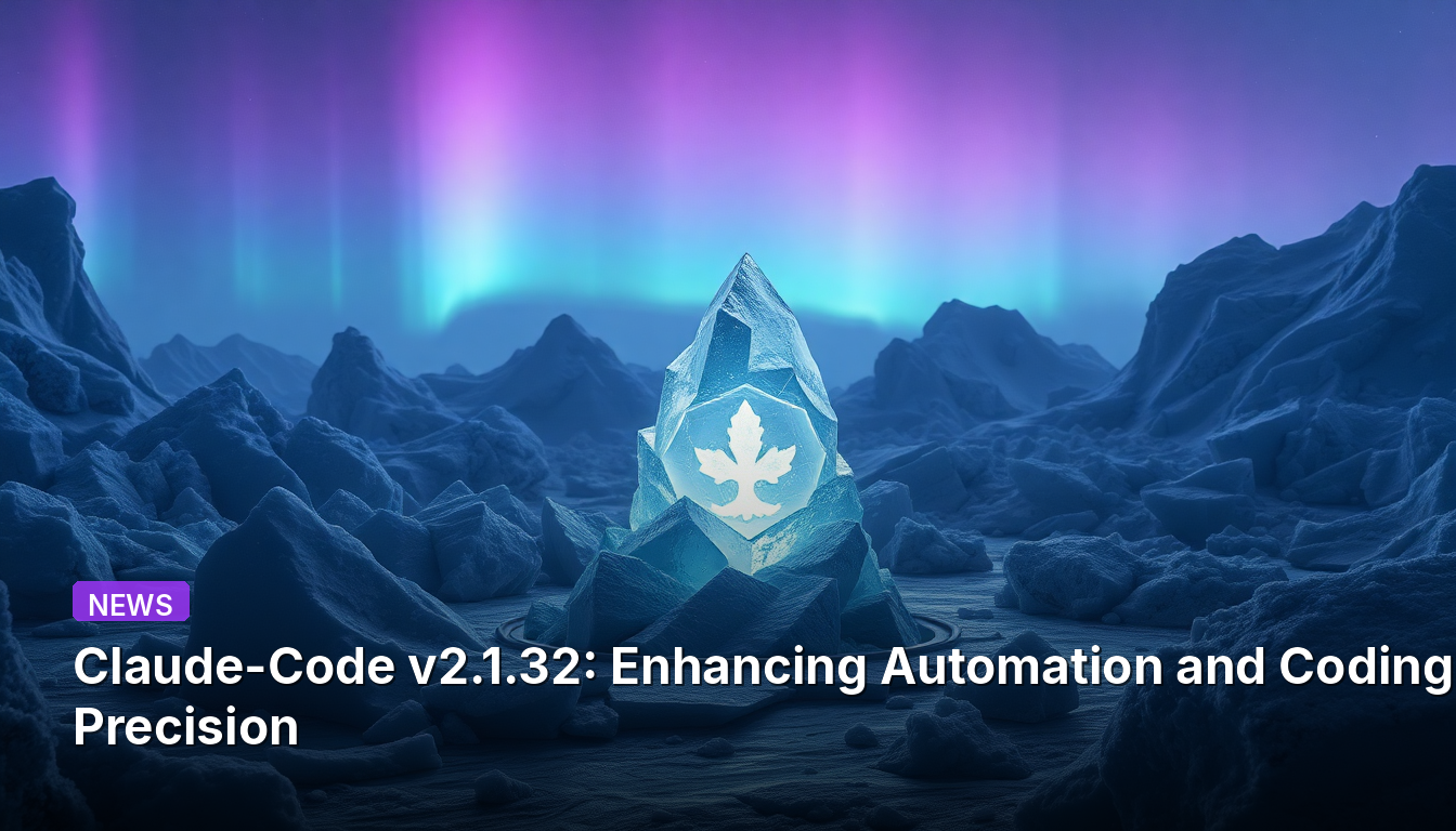 클로드-코드 v2.1.32: 자동화 및 코딩 정밀도 향상