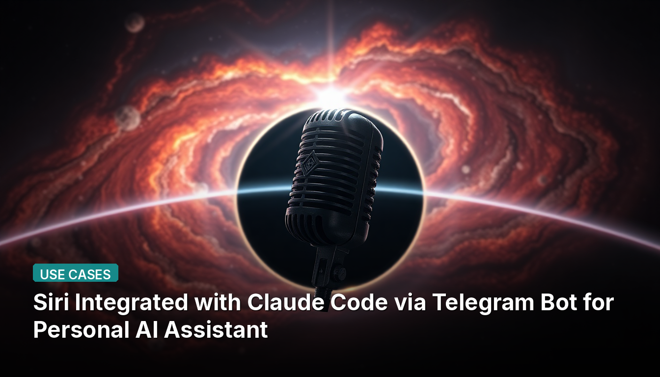 Siri Integrada ao Claude Code via Bot do Telegram para Assistente Pessoal de IA