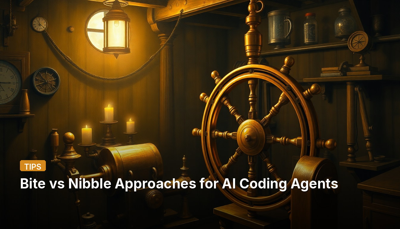 Approches "Bite" contre "Nibble" pour les agents de codage IA